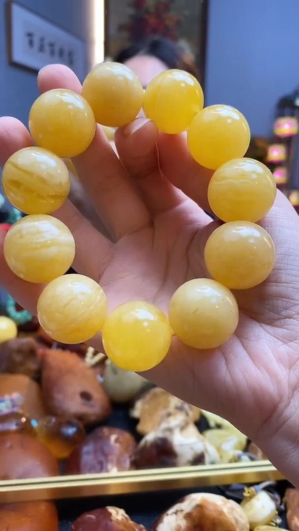手串琥珀未镶嵌手串