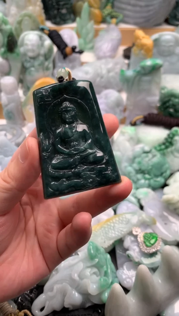 吊坠(不含链)未镶嵌翡翠1