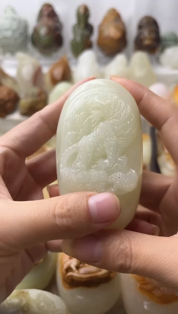 石材方解石棉纹正常不退换上山虎