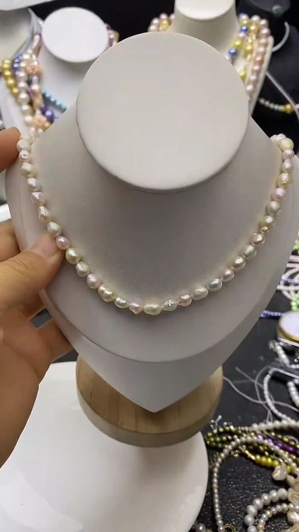 颈饰未镶嵌淡水珍珠多人