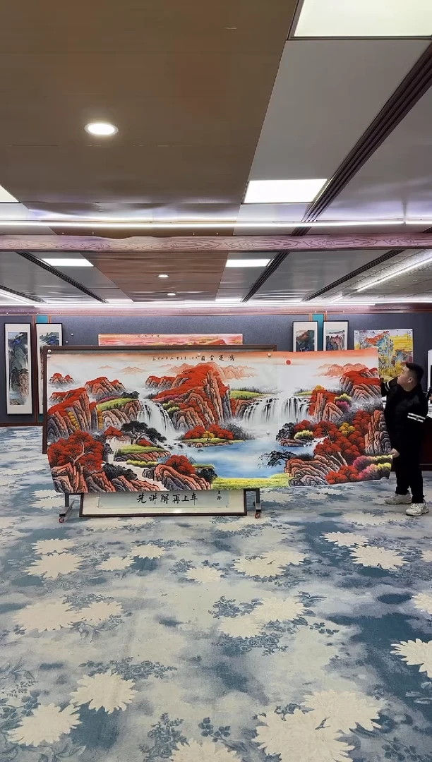 国画W-刘雪红-大丈二-山水国画