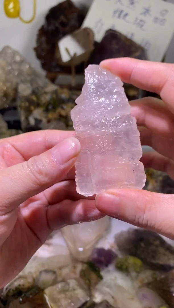 未镶嵌珠宝半成品水晶67号62g冰洲石
