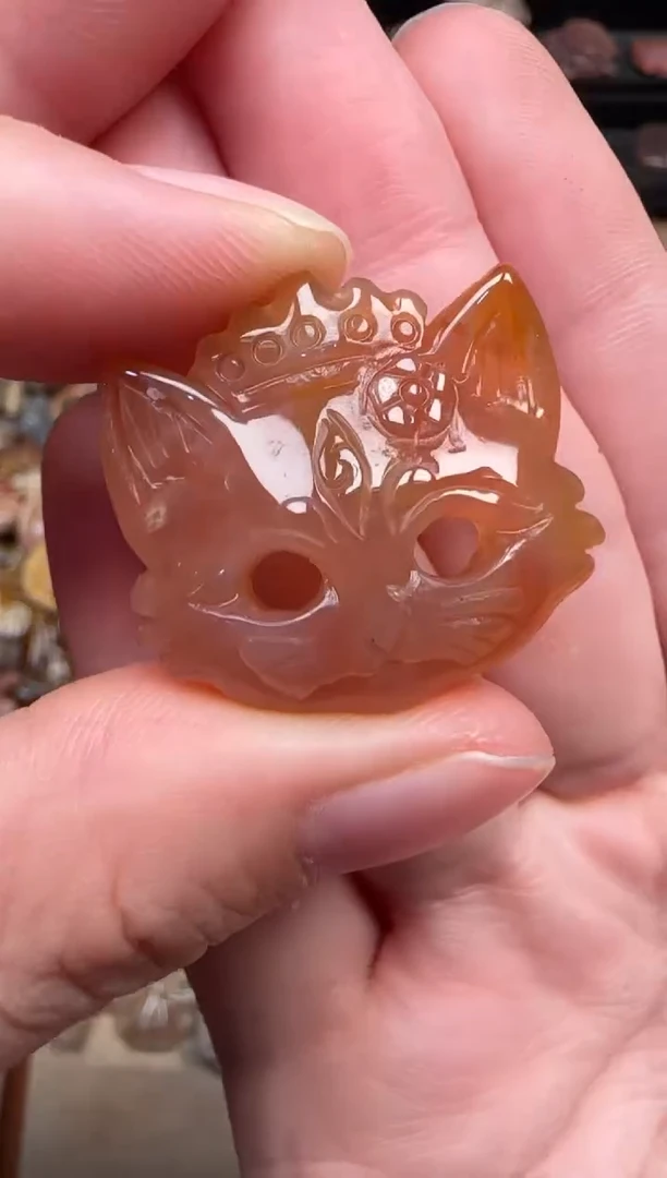 颈饰未镶嵌硅化珊瑚（珊瑚玉）112