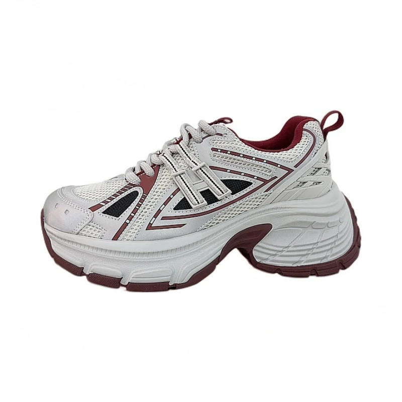 2025春季新款增高老爹鞋百搭经典透气(雨925709