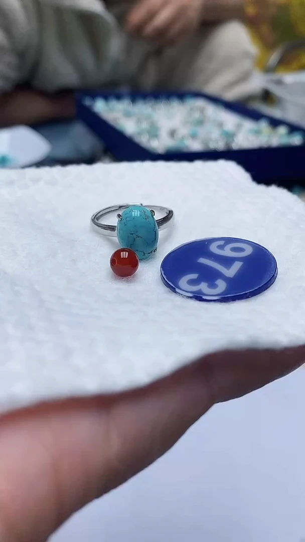 玛瑙/玉髓未镶嵌戒指973