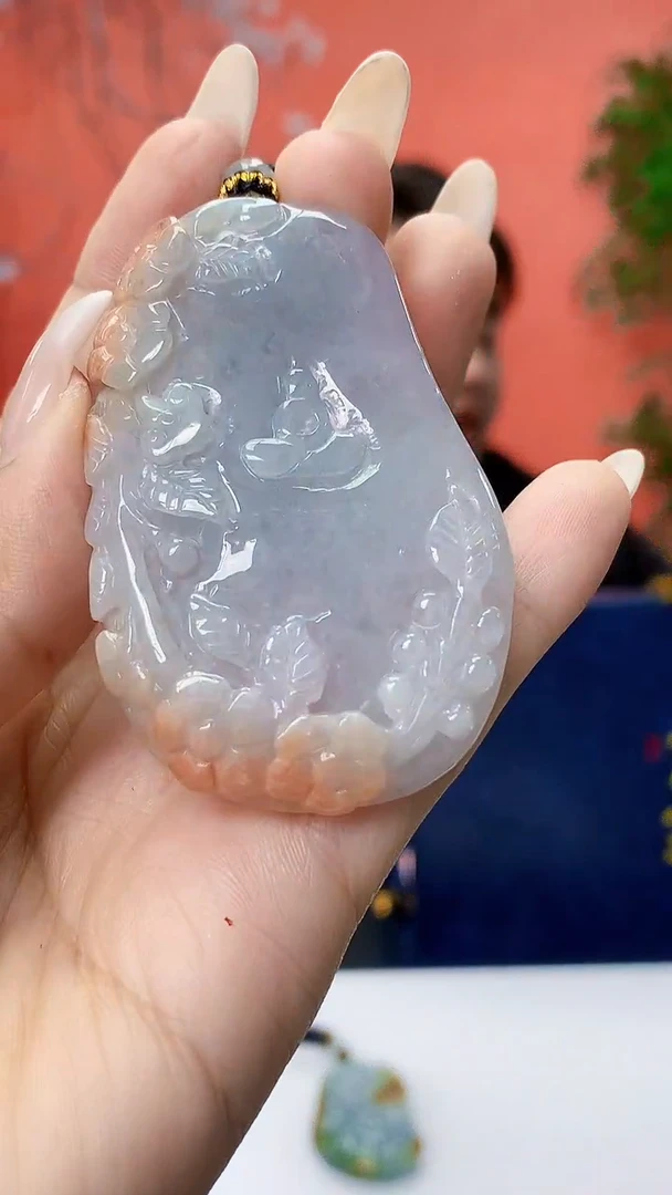 未镶嵌定制翡翠5060ty-毛货挂件138