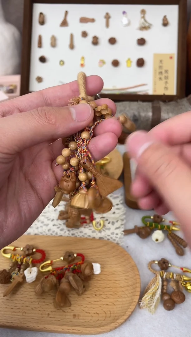 桃木挂件一物一拍20款长款