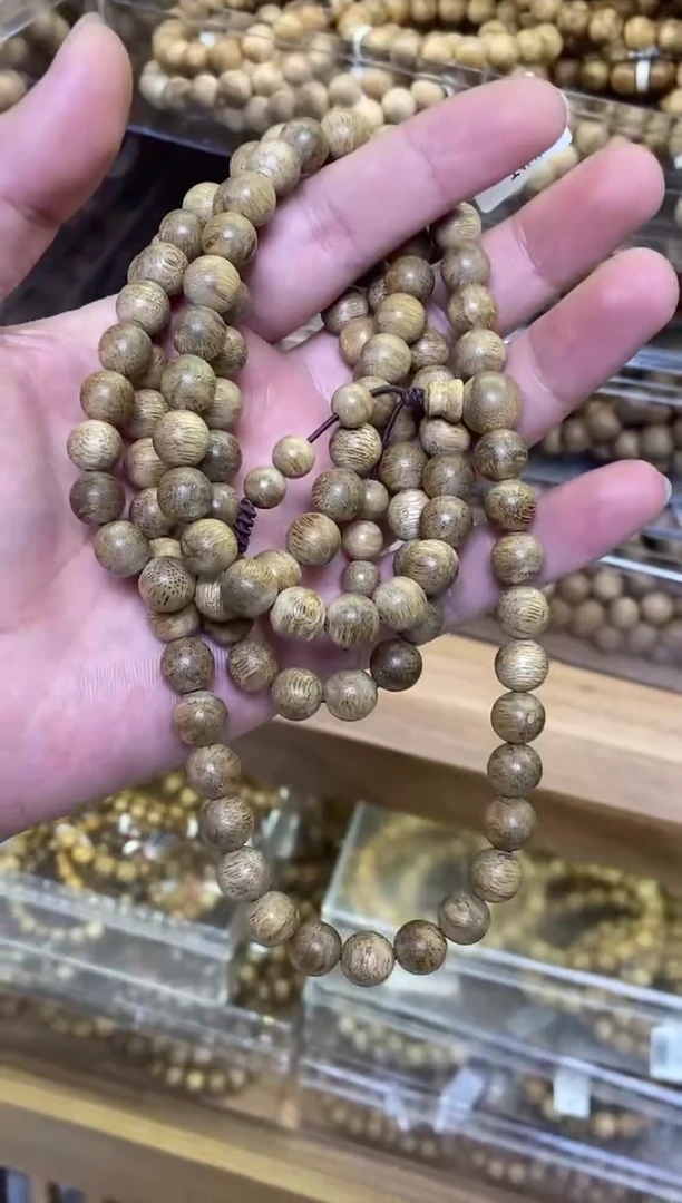 沉香手串达拉干圆珠长串0.9鹧鸪斑多样性发其一