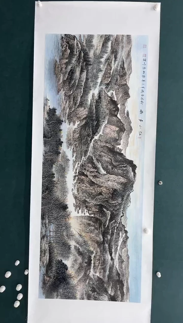 【闪购商品】绘画李川浦-12平尺-纸片-山水-8-0