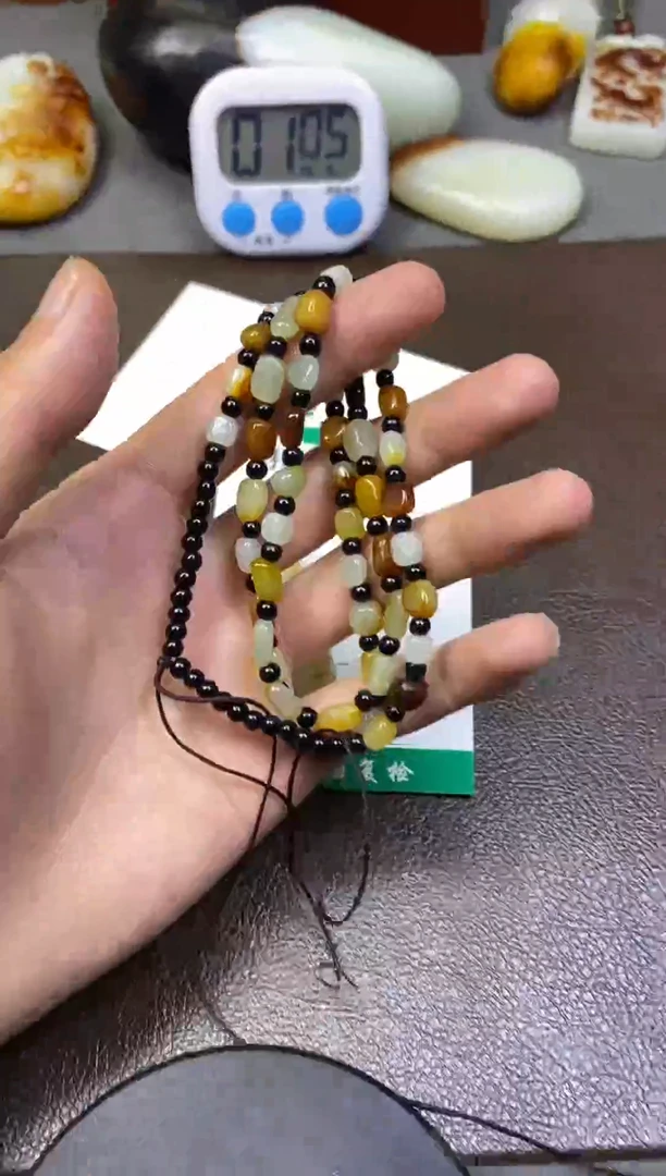 和田玉未镶嵌挂件和田玉项链