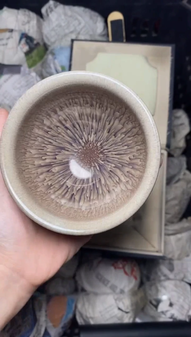 茶盏银丝水牙  盏三疯建盏茶器