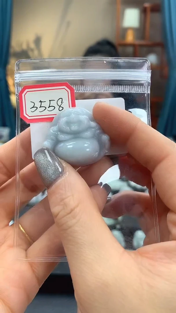 颈饰未镶嵌翡翠佛公3558