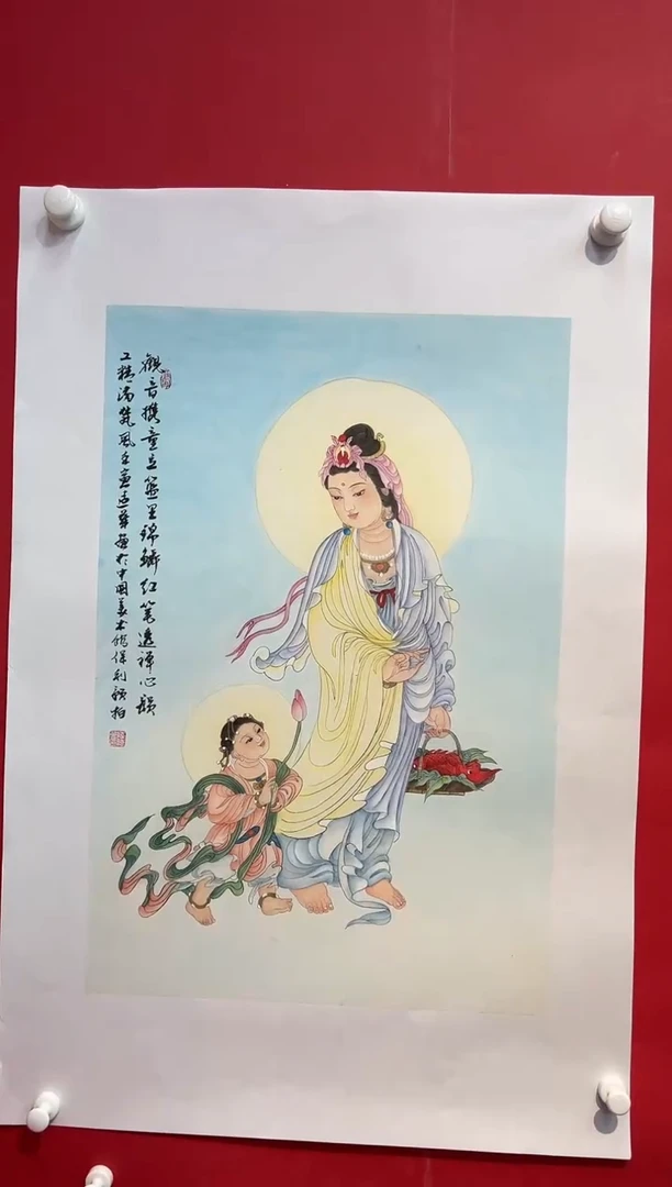 国画画家陆远华纯手绘原作
