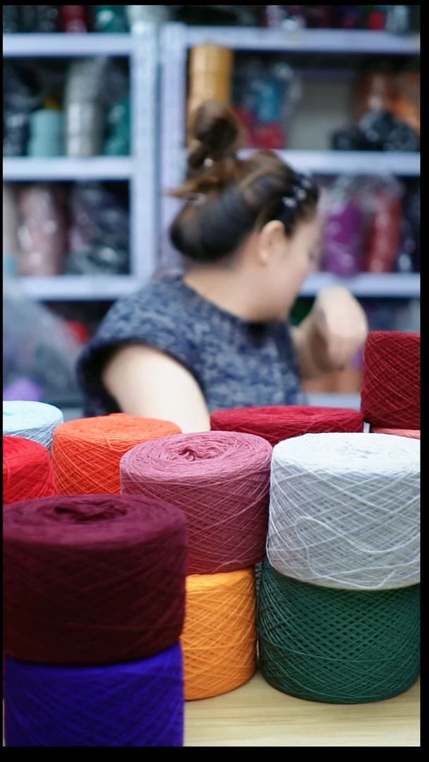 羊绒欢姐手编线D963