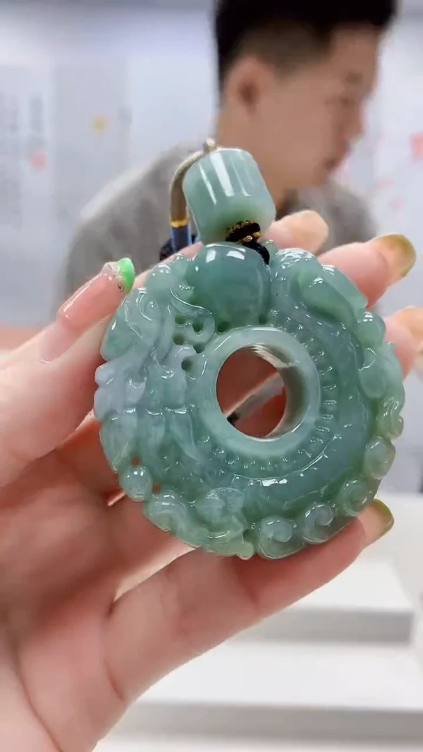 未镶嵌定制翡翠4917ry-毛货挂件13