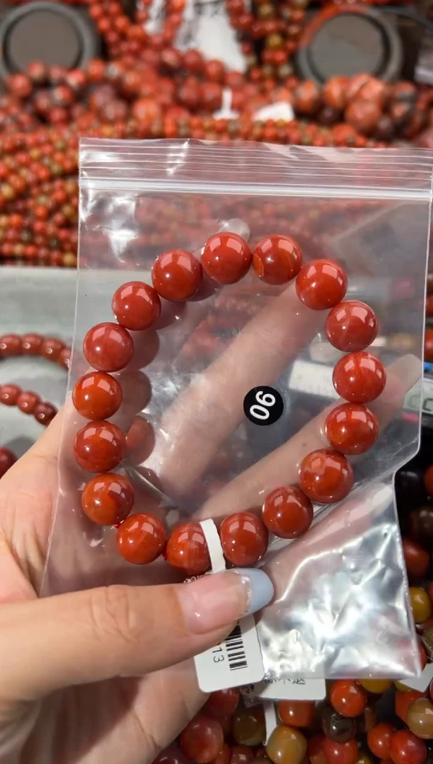 未镶嵌手串南红玛瑙12+