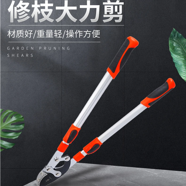 果枝剪大力粗枝剪剪粗枝剪刀大号剪枝修枝剪SK5强力伸缩园艺剪