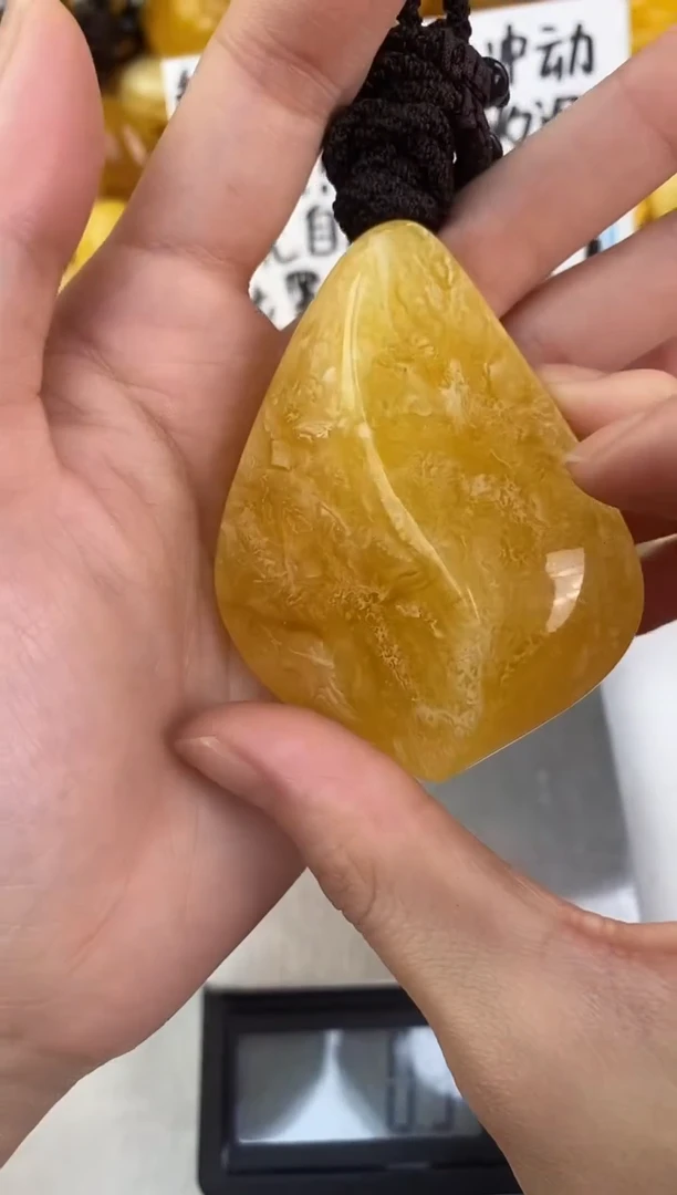 裸石琥珀未镶嵌天然琥珀蜜蜡