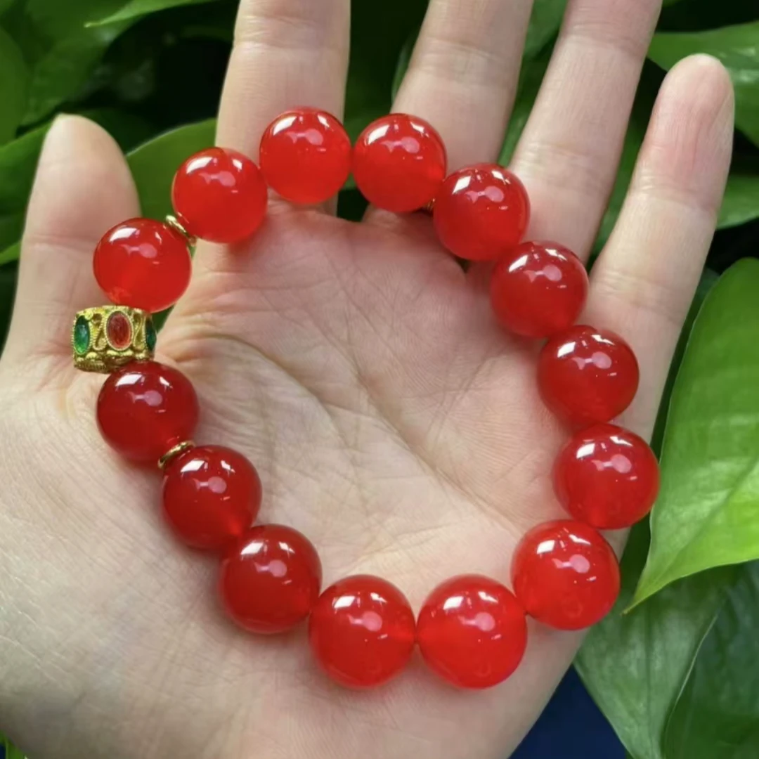 盛世典藏血玉红景天手串G26    多样性发货拍一发一