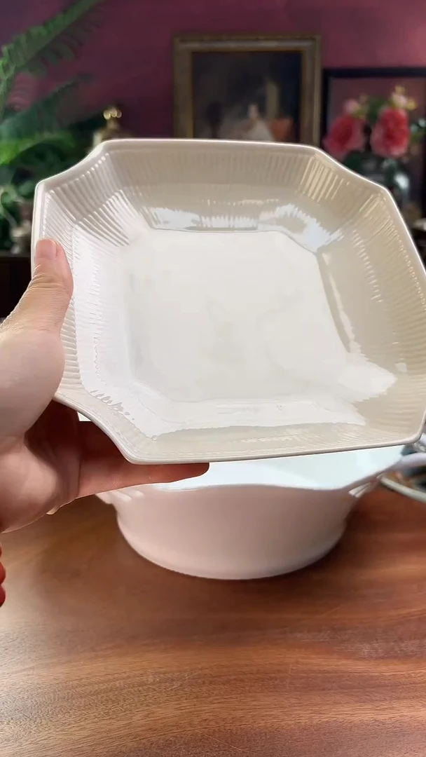 瓷游礼家居 高脚 果盘