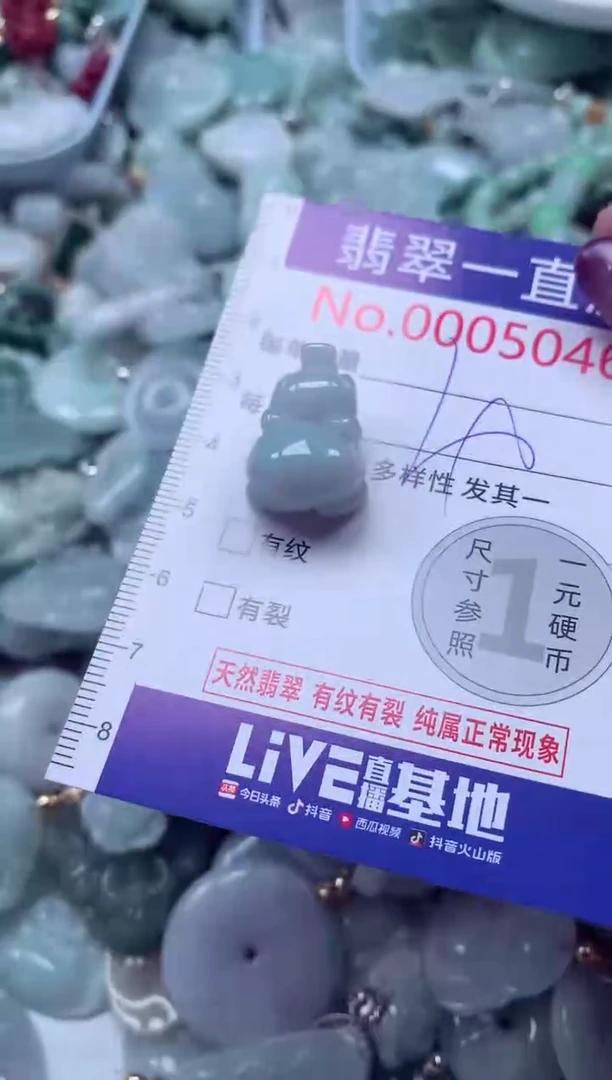 翡翠未镶嵌吊坠(不含链)5046