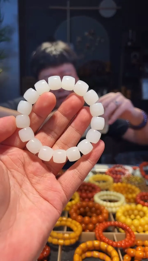 未镶嵌手串和田玉13左右直切