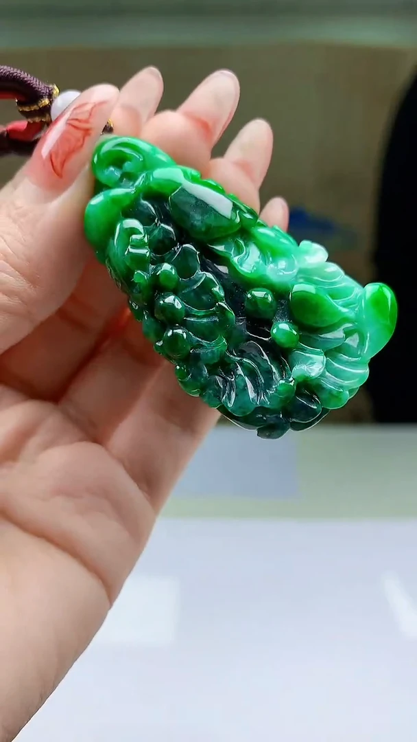 【闪购商品】定制翡翠未镶嵌4902ty-毛货挂件101