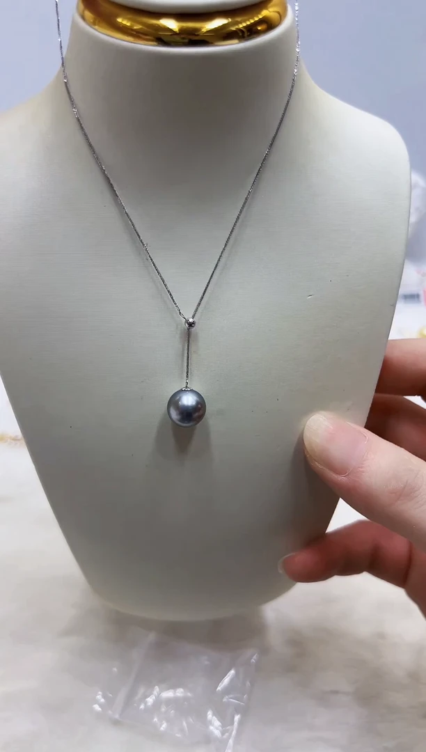 18K金镶嵌海水珍珠DA套链10@@hd237