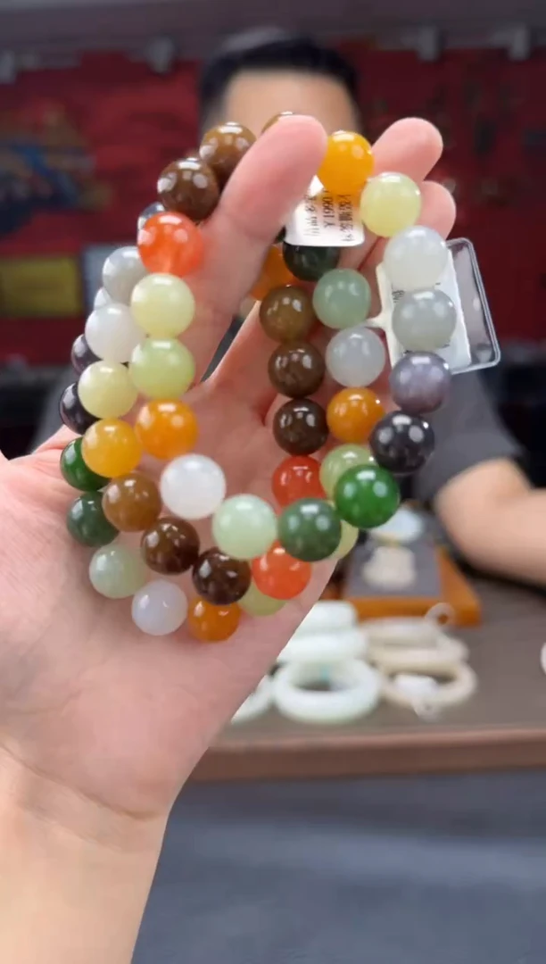 手串未镶嵌和田玉多宝单圈手串多样性发货拍一发一