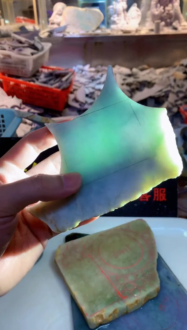 裸石翡翠0朗0翡翠珠宝26