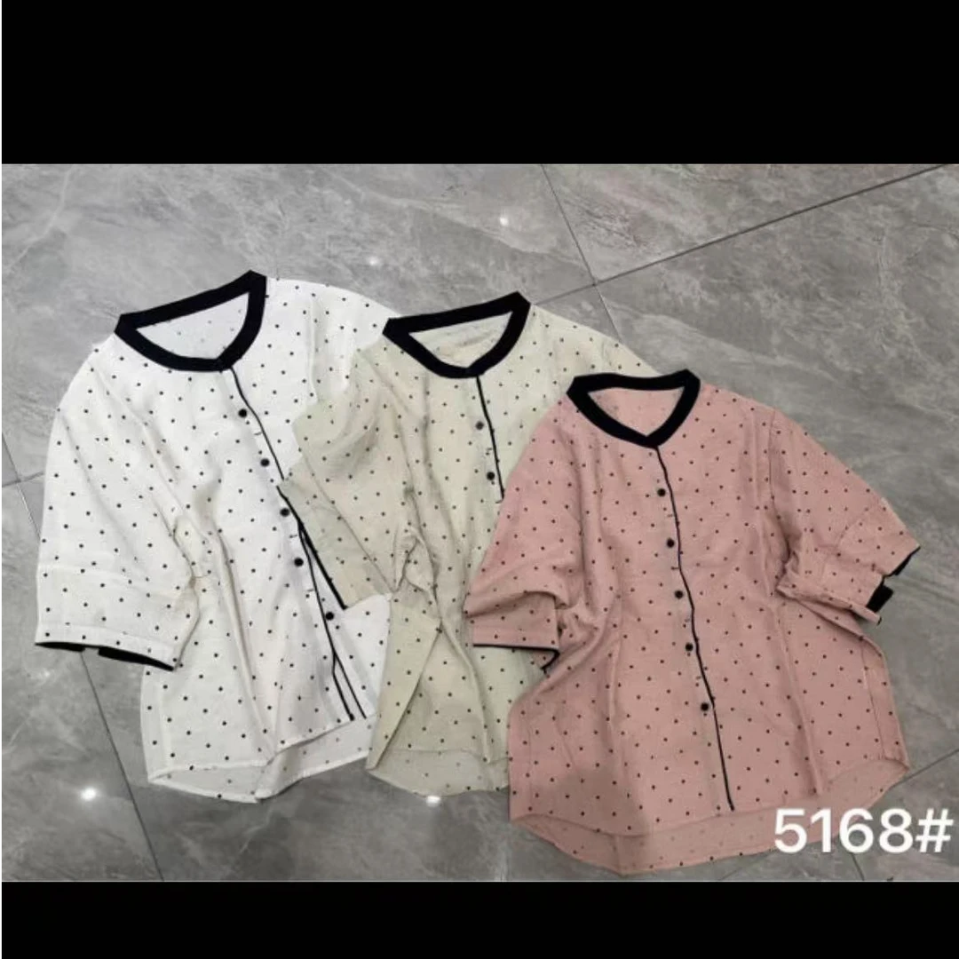 （香香5168）撞色 气质显瘦设计感拼接小衫女