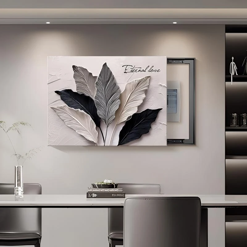 家大业大超薄电表箱新款强弱盖2025网红配电箱挂画