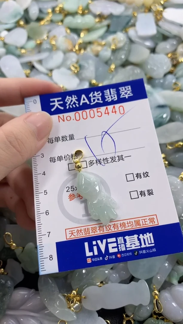 颈饰未镶嵌翡翠天然A货翡翠