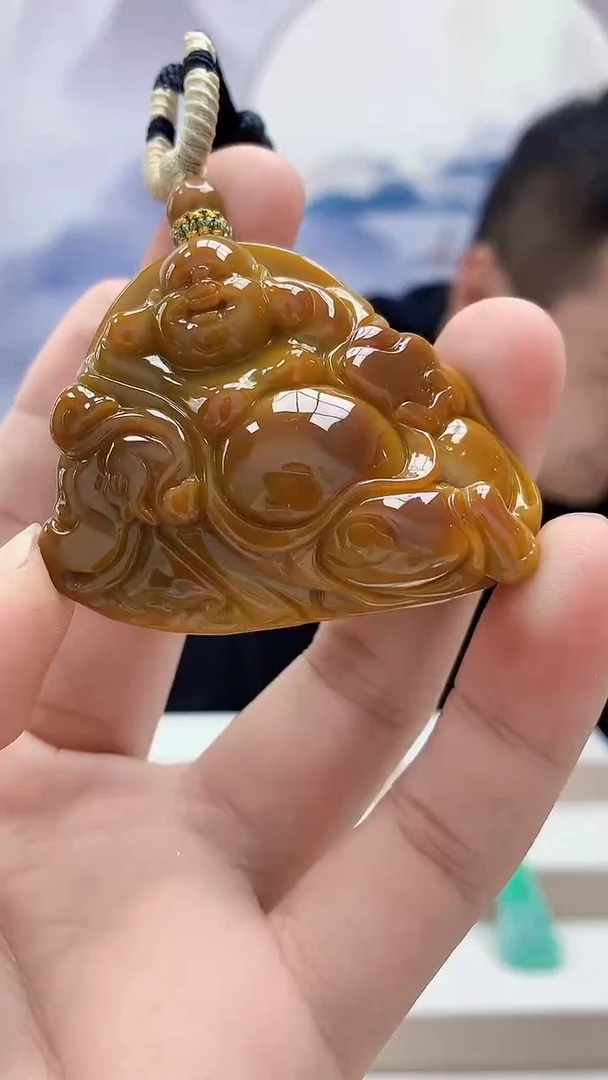 未镶嵌定制翡翠4898bb-毛货挂件65