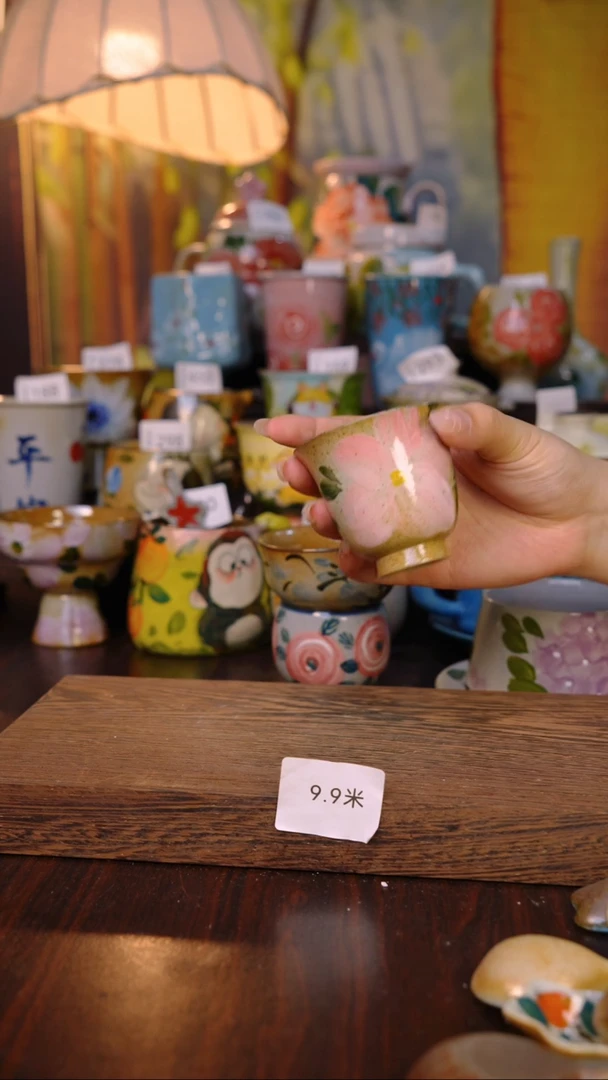 摆件泥垚手作 景德镇手工手绘器物