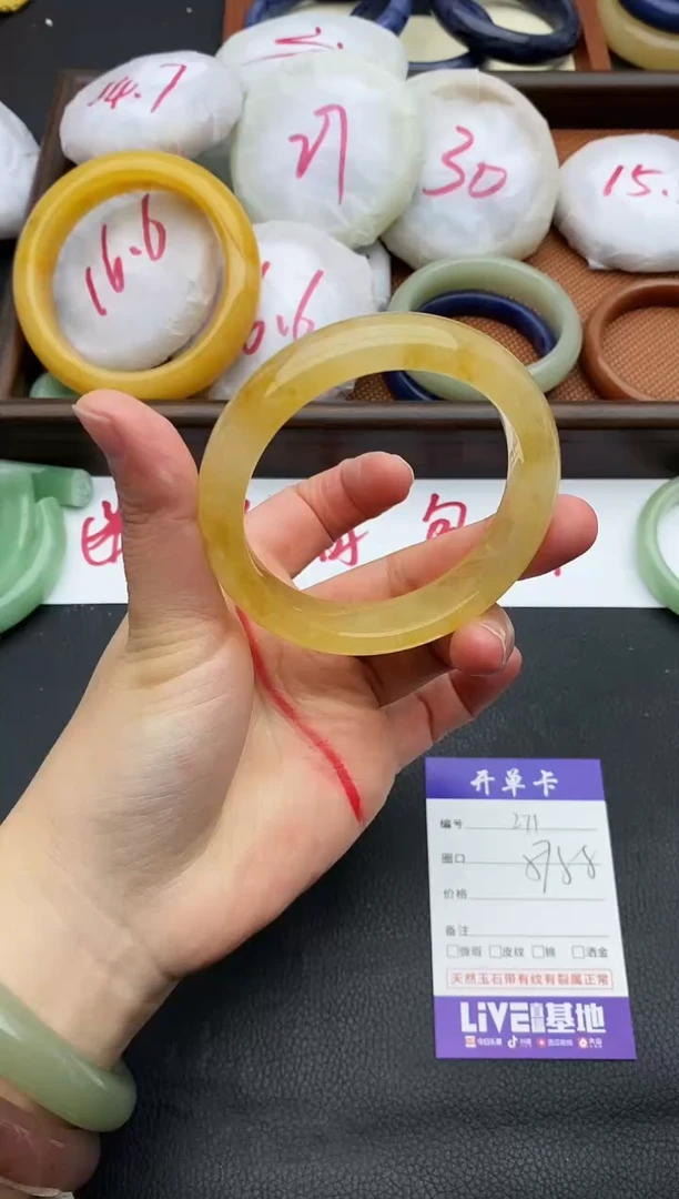 未镶嵌手镯石英质玉271+57/58