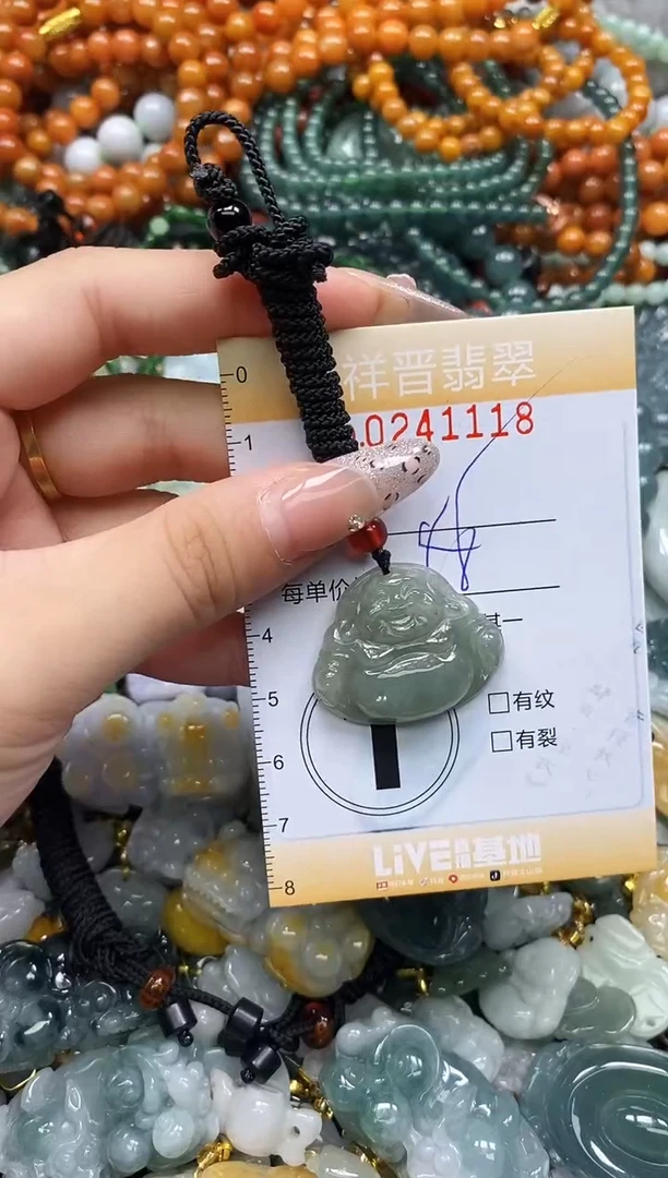 颈饰未镶嵌翡翠闪购0241118