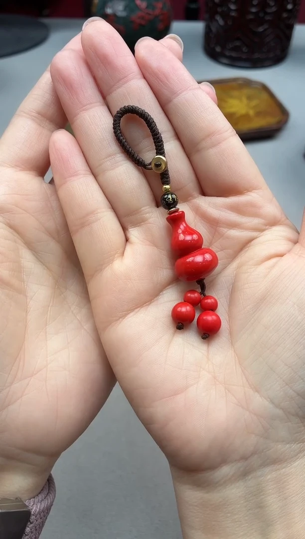 扬州漆器厂葫芦挂件