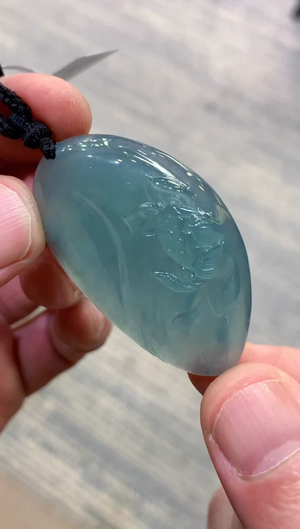 颈饰未镶嵌翡翠天然A货翡翠