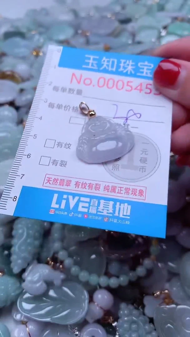 吊坠(不含链)未镶嵌翡翠5453