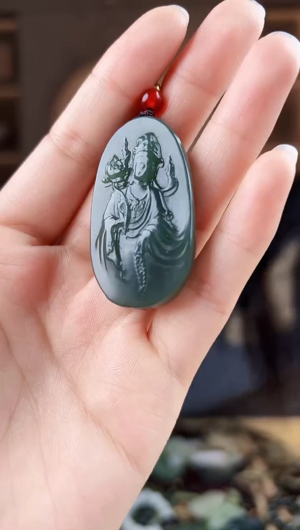 颈饰未镶嵌和田玉拍一发一，多样性发货