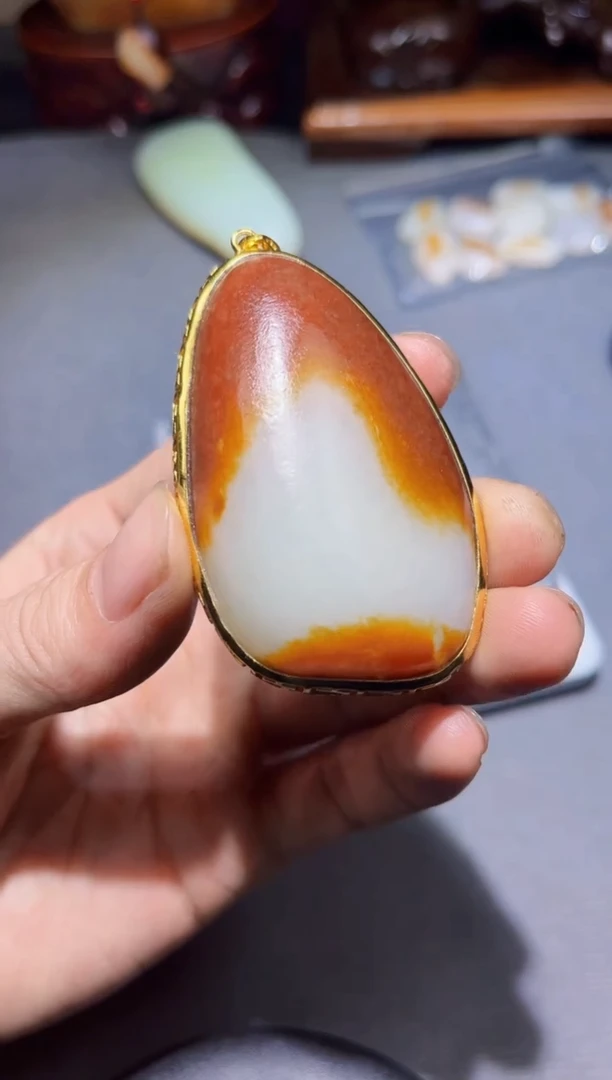 【闪购商品】和田玉（子料）挂件未镶嵌YL-ZZ-1.22-77