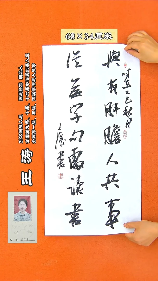 书法135D王涛书法作品