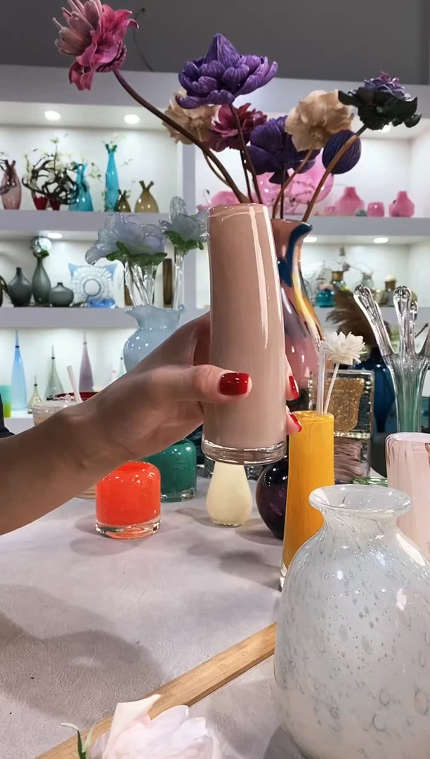 慕忆家手作琉璃花瓶