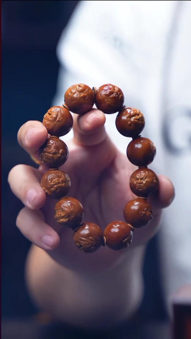 手串/手链橄榄核山鬼监制【正圆恶僧】微色差