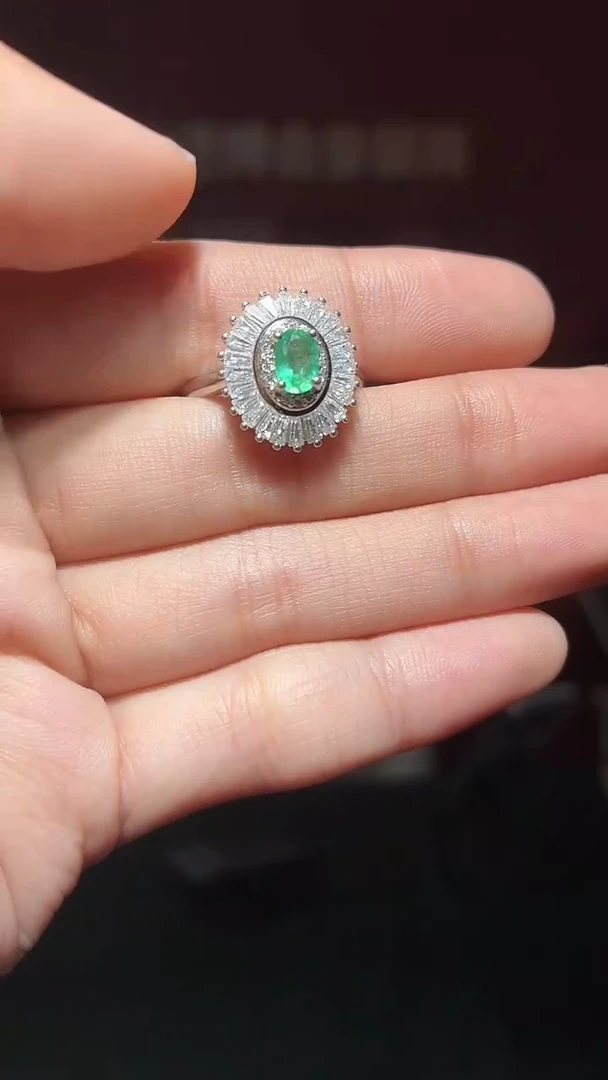 银S925镶嵌其他祖母绿（扎德严选）