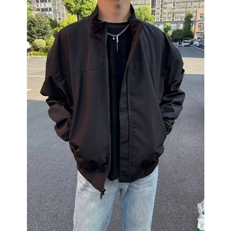 cleanfit短款工装外套男秋季硬汉穿搭三防立领冲锋衣美式飞行夹克