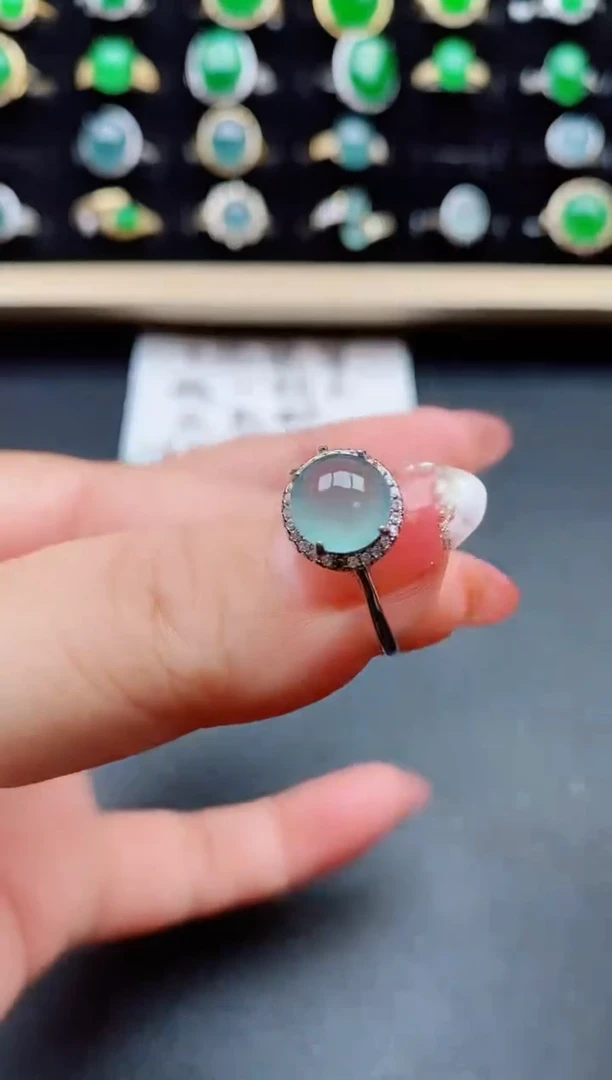 【闪购商品】翡翠戒指银S925镶嵌121212