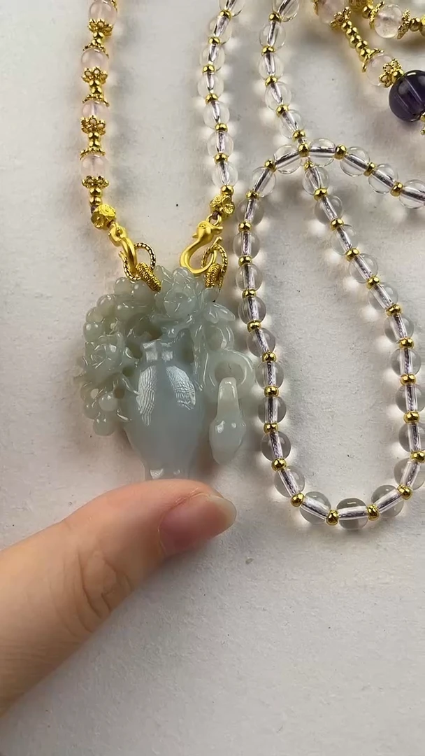 【闪购商品】翡翠颈饰未镶嵌定制翡翠2501