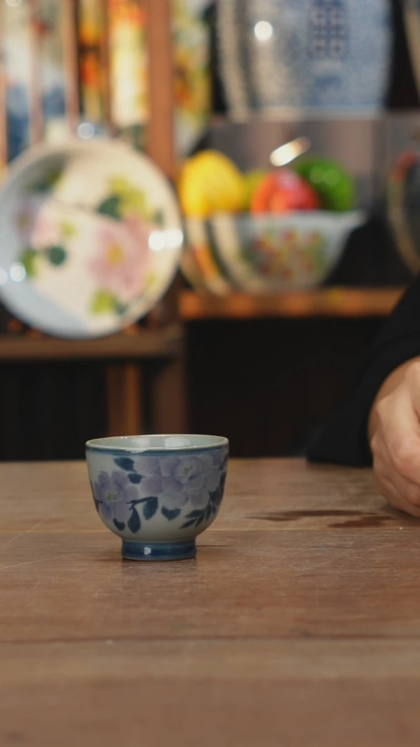 瓷片【简家甄选】景德镇设计师手绘陶瓷茶叶罐